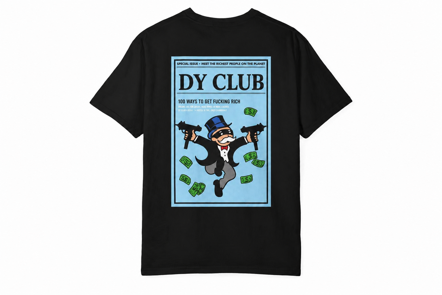 100 WAYS TO GET FUCKING RICH · DY CLUB